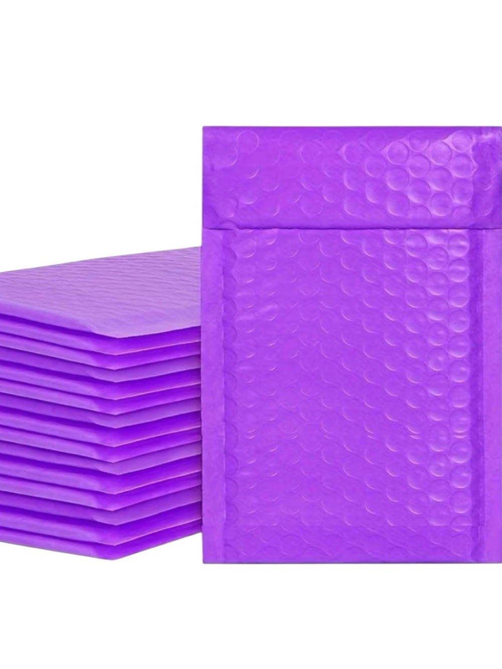 20 4X8 Purple Bubble Mailers - Picture 1 of 2